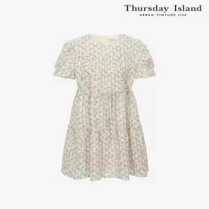 [써스데이아일랜드][Thursday Island] 플라워 패턴 미니 원피스(T244MOP261W)