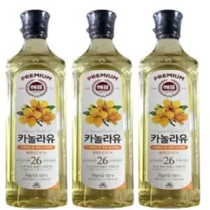사조 카놀라유 900mL x 3개