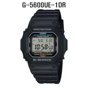 [롯데백화점]지샥 G-5600UE-1DR LICC 전자시계 스퀘어 터프솔라 LED백라이트 군인시계