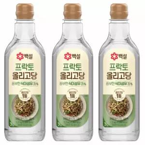 백설 프락토 올리고당1.2KG 3개