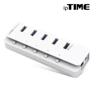 아이피타임 ipTIME UH508 USB 8포트 허브 7포트 USB3.0+1포트 충전