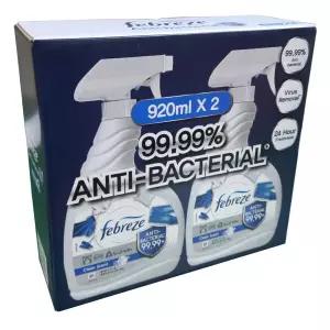 페브리즈 안티박테리아 항균 깨끗한향 920ml X 2개