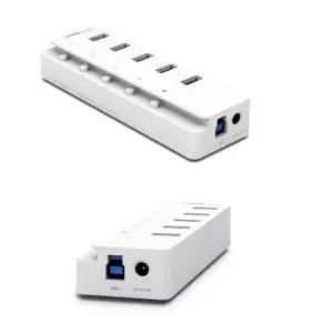 UH505 USB허브 고속 USB3.0 4포트 충전 1포트 절전형