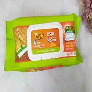 배꼽이집 물걸레 청소포 대형38X20 25매 청소용물티슈