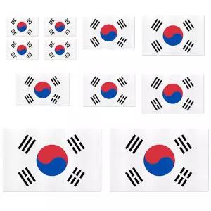 태극기 펄코팅 스티커 사이즈별 11개 1세트