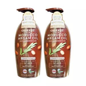 엘지 오가니스트 모로코 아르간오일 세라마이드 컨디셔너 500ml 2개 헤어