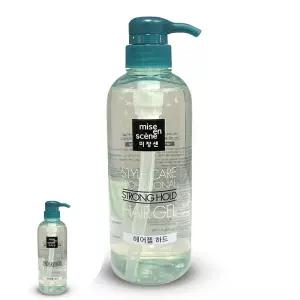 남성헤어젤 미쟝센 스타일케어 스트롱 홀드 헤어젤 하드 숏커트용 500ml
