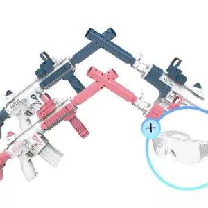 F77 워터건 물놀이 충전식 전동물 2세대 M416 AK47+고글 물