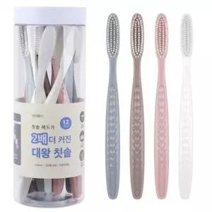 (651648) 치아 칫솔 디디샵 건강 충치 구강 오복 예방 양치 12개입 2중모 대왕