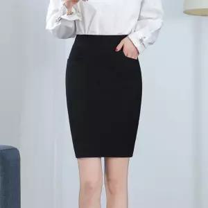올스판 뒷트임 H라인 정장 치마 스커트 면접 오피스룩