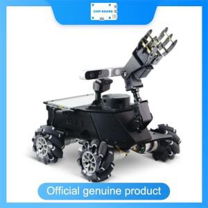 XiaoRGEEK XR-MROS-NANO-A3 AI 로봇 자동차 Jetson Nano 기반 RPLIDAR A1 내비게이션 메카넘 휠 팔 비전 컨