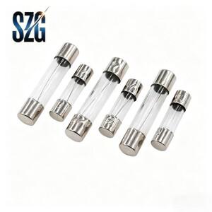 10개/세트 5x20mm 세라믹 고속 유리관 퓨즈 250V 100 200 315mA 500mA 630mA 20A 25A