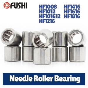 10PCS HF1008 HF1012 HF1216 ABEC-1 니들 롤러 클러치 베어링 10x14x8mm 기어박스 펌프 모터용