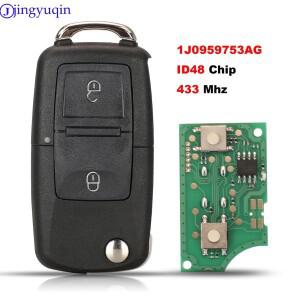 VW/폭스바겐 비틀 보라 골프 Passat 폴로 트랜스포터 T5 1J용 jingyuqin 리모컨 0959753 AG/HLO AG/1M E