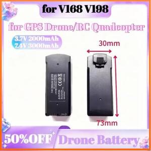 V168 GPS 드론 배터리 MAX PRO 8K 팩 항공기 부품용 3.7V 2000mAh 7.4V