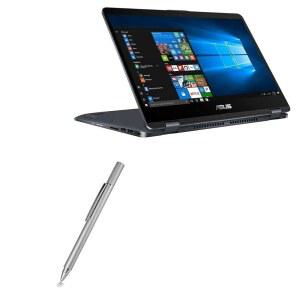 ASUS 비보북 플립 14와 호환되는 박스웨이브 스타일러스 펜 - 파인터치 정전식 스타일러스 초정밀 메탈릭 실버 IZL