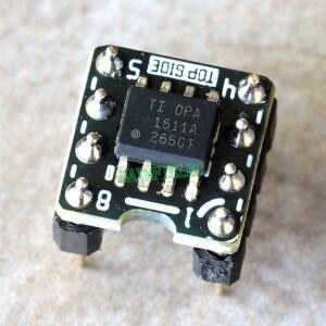 단일 연산 증폭기 칩  저왜곡  저잡음  OP AMP  OPA1611 SOP8 to DIP8