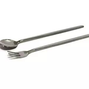 (올핀)스텐 미니 롱스푼 포크 1p 티포크 티스푼