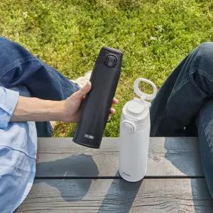 써모스 캐리 루프 원터치 텀블러 JOS-750K 750ml 야외 손잡이 물병 학생 직장인 보온 보냉병