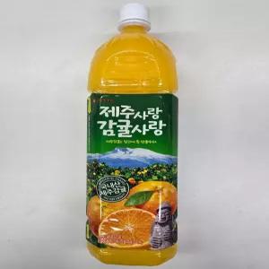 롯데칠성음료 제주사랑 감귤사랑 1.5L x 12페트