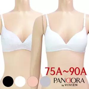 [비비안 판도라]주니어3단계 노와이어 면몰드브라1종(PBR7128)75A-90A