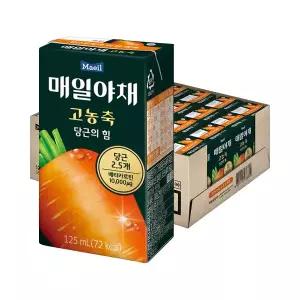 매일야채 고농축 당근의 힘 125ML 24팩