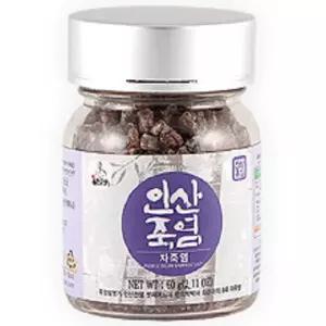 (경남관광기념품점 함양군) 인산죽염 9회 자죽염고체 (60g)