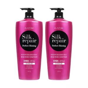 (손상케어) 실크리페어 퍼펙트 샤이닝 컨디셔너1200ml 2개 엘라스틴