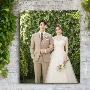 아크릴액자 11x14인치(27x35cm) 11x14액자 프레임 탁상 벽걸이 겸용 웨딩 사진  주문제작 