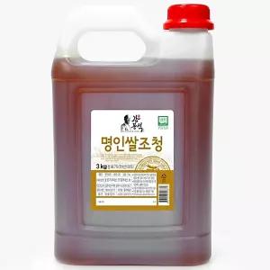 강봉석 식품명인 100% 국내산 쌀 엿기름으로 만든 두레촌 쌀조청 3kg
