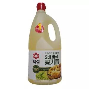 [보리보리/베스트쇼핑]CJ 2배바삭 콩기름 1.8L x2개