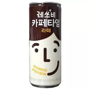 레쓰비 카페타임 라떼 240mlx30캔 캔커피 캔음료.