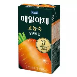 매일유업 고농축 당근의 힘 아침대용 임산부 아이간식 125ml 24개