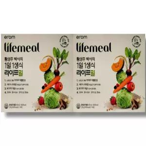황성주 1일1생식 라이프밀 14포 2박스 동결건조 야채 가루