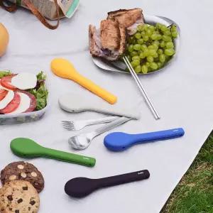 에지리 젤리빈 커트러리 휴대용 캠핑용 야외용 소풍용 수저세트