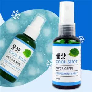 아랫채상점 쿨샷 페퍼민트 쿨링 스프레이 50ML 휴대용쿨링스프레이