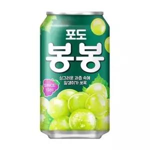 대용량 해태음료 포도봉봉 캔 340ml x 24
