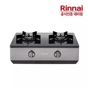 전국설치 2구 가스레인지 RT-1080IJ AA건전지 골드실버 CJO