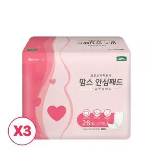 디펜드 맘스안심 산모 패드 산후 케어 조리원 28매 3팩 MNS