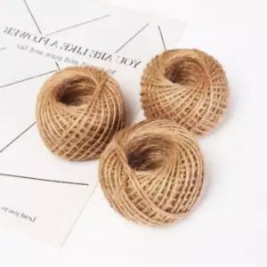 포장끈 선물 DIY 아트 소품 꾸미기 끈 2mm 마끈 재료 리본공예 항마 황마끈 원형 리본끈 셀러허브마끈