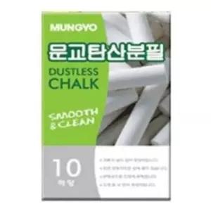 - 문교탄산분필 백색/10본 33693 / 화이트보드 문교교확 크레파스 색연필