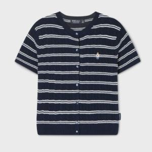 [AK평택점] [후아유] Steve R-neck Cable ShortSleeve Cardigan/WHCKG2412F