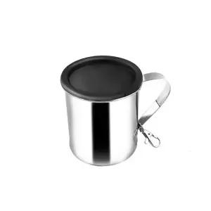 키친아트 스텐 뚜껑형 등산컵 300ml/식당 양치 등산컵 /스텐컵/물컵/진공컵