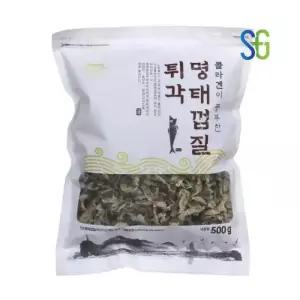 동일식품 바삭하고 맛있는 반찬 안주 명태껍질튀각 500g