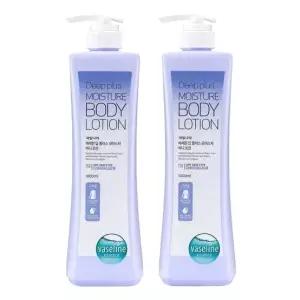바세린 보습 바디로션 1000ml 1+1 / 딥플러스 총 2000ml 대용량
