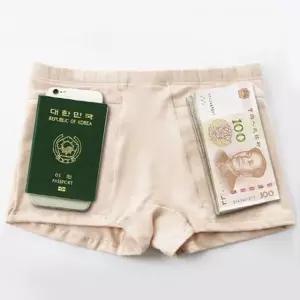 여권 지퍼 팬티 여행준비물
