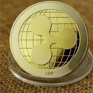 학교 기념 데코 장식 리플코인 기념장식주화 가상암호화폐 Ripplecoin 암포화폐 하니C3