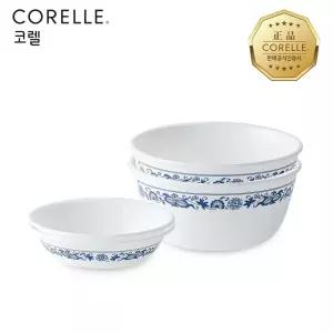 코렐 올드타운블루 면기소 2P+앞접시 2P