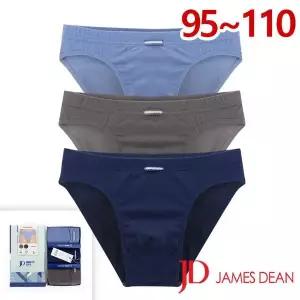 [제임스딘]편안한 면스판 남성 삼각팬티3매입세트 JHMPWZ01 95 110 남성브리프_P316330986