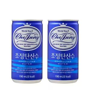 일화 초정 탄산수 플레인 가정용 음료 캔 190ml 60개